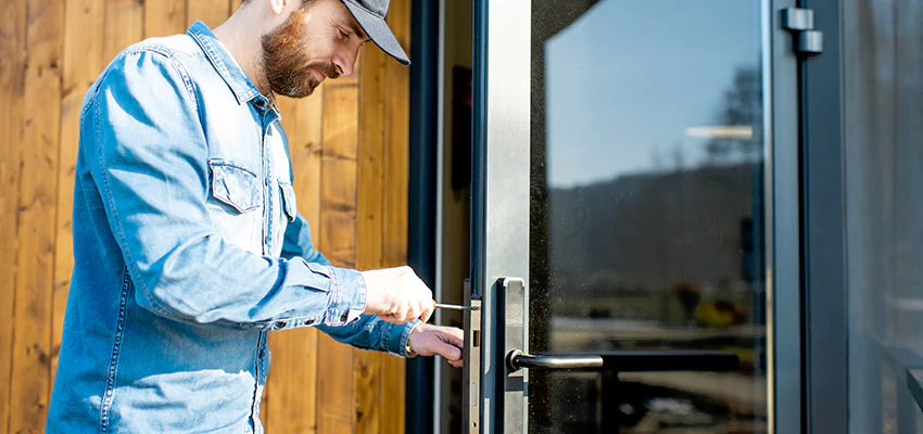 Frameless Glass Storefront Door Locks Replacement in Petaluma, CA